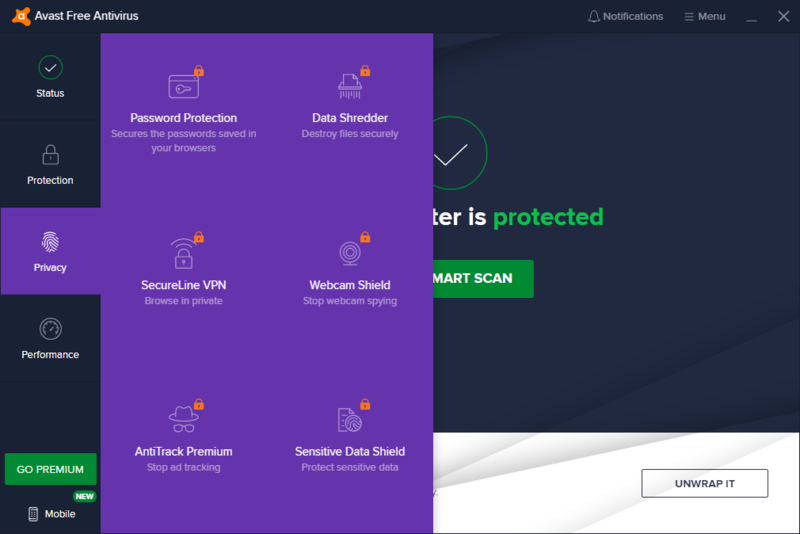 Avast Antivirus Privacy