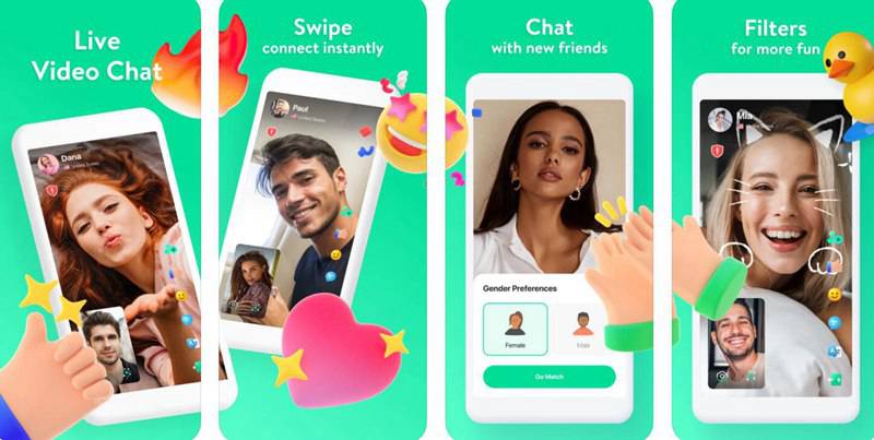 Free live video chat with strangers app