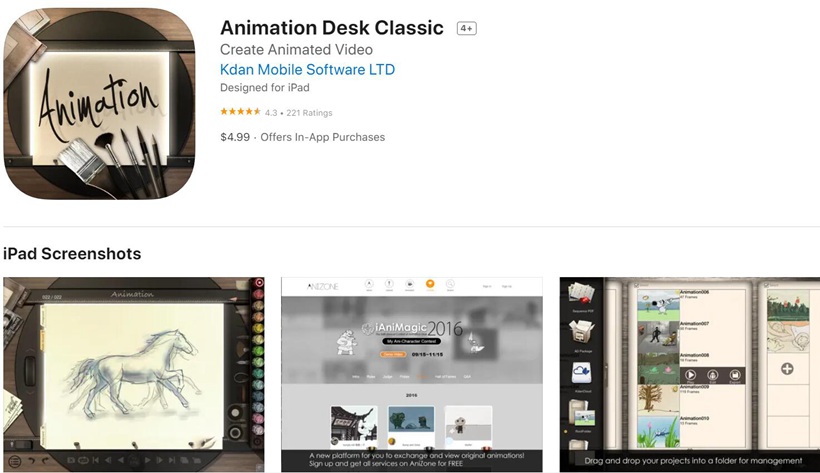 Animation Desk Classic 